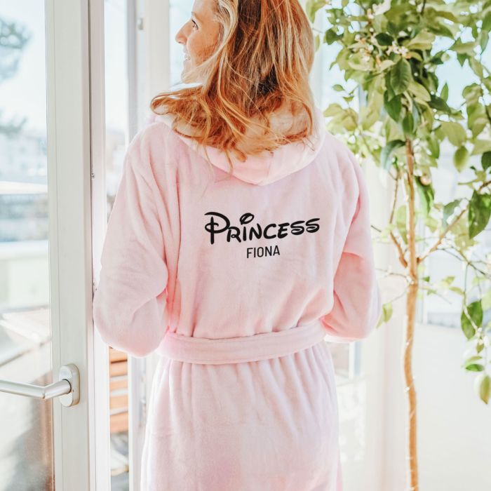 Personalised Luxury Princess Bathrobe