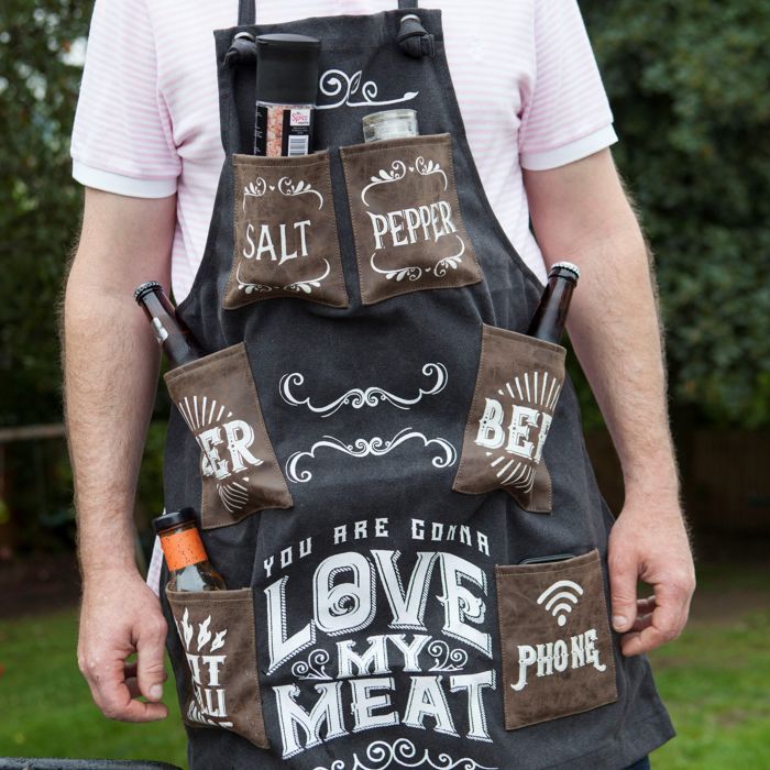 ‘Love My Meat’ BBQ Apron