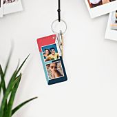 Personalised Double Photo Keyring