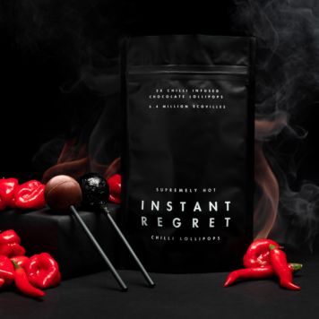 Instant Regret Chilli Chocolate Lollipops