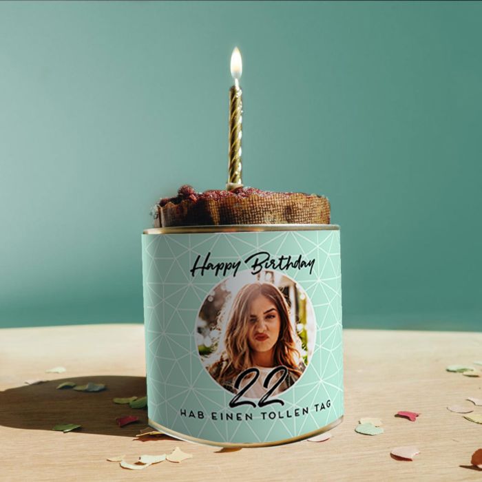 Personalised Happy Birthday CanCake - Design