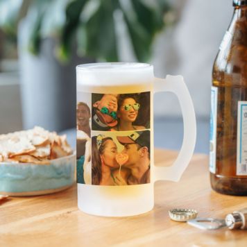 Personalised Photo Beer Mug
